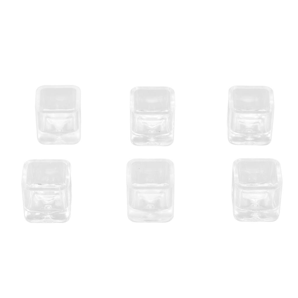 200pcs Tattoo Ink Cups Stable Base Thicken Deepen Transparent Microblading Pigment Cups