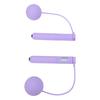 Cordless Jump Rope with Counter Weighted Ball Magnetic Bead Handle Skipping Rope for Indoor Fitness Purple