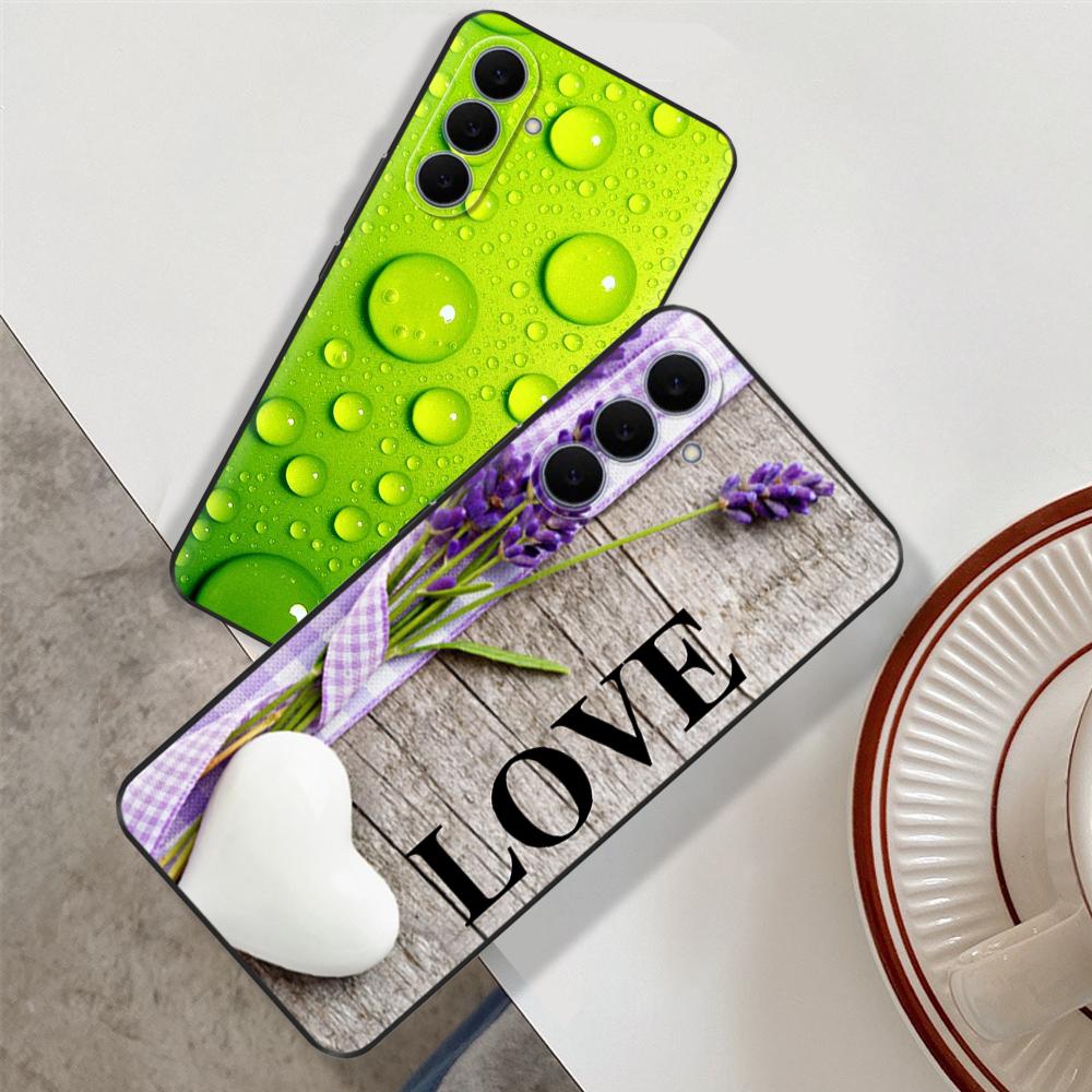 For Samsung Galaxy S25 FE Case Sweet Patterns Soft Liquid Silicone Cover For Samsung S25 FE Phone Cases S25FE Shockproof Fudnas