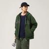 Li-Ning Weekend Youth Infrarot Wärme Antistatisch Antibakteriell Amerikanischer Vintage Cardigan Fleece Warm Bequem Langarm Sweatshirt AWDUA11-7