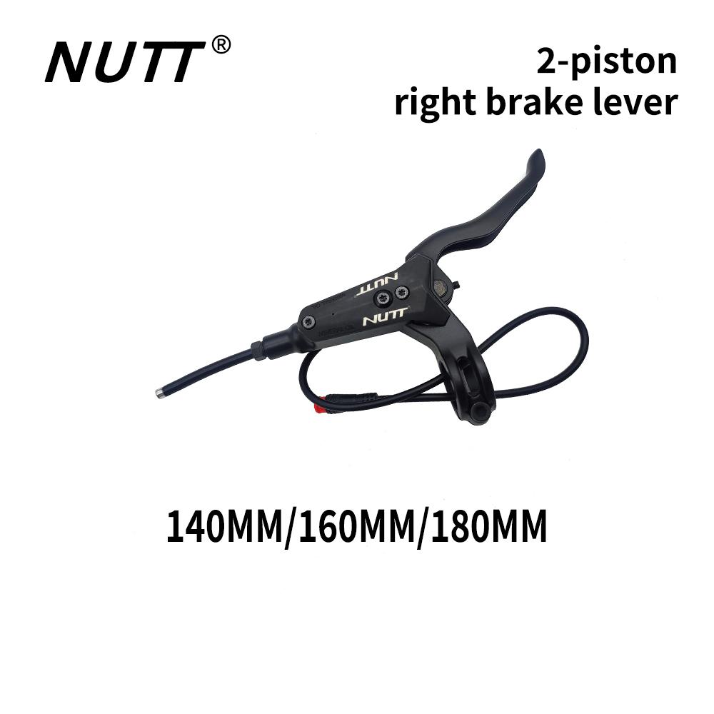 בלמי דיסק הידראוליים NUTT לאופניים/קורקינטים חשמליים אפשרויות 4 בוכנות/2 בוכנות במידות 140/160/180 - בלמי אופניים