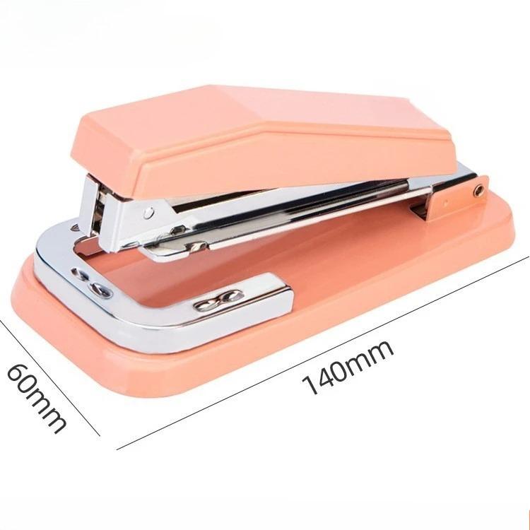 1PCS Rotatable Desktop Staples, Multifunctional Labor-Saving Stapler for Booklet Pricing List, School Students Office Supplies