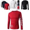 Premium Quality Fashion Men's Slim Fit O-neck Long Sleeve Muscle Tee T-shirt For Casual Wear