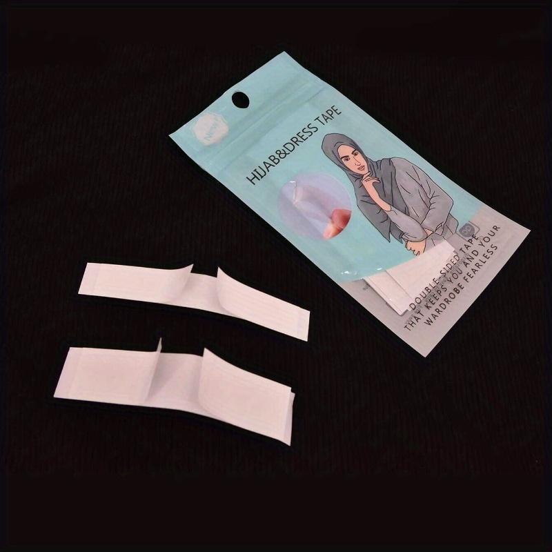 

Хиджаб с козырьком, идеальный стиль, легко носить, повседневный хиджаб-лайфхак, противоскользящая двусторонняя лента 36pcs