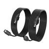 Mini TypeC DC5521 5.5x2.1mm Waterproof Power Cable for Outdoor Use PVC Cord with Overload Mulltiple Protection