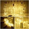 Wine Bottle Lights with Cork  2 Pack 40 LED Battery Operated LED Fairy Mini String Lights for DIY  Party  Decor  Christmas  Halloween Wedding  Warm