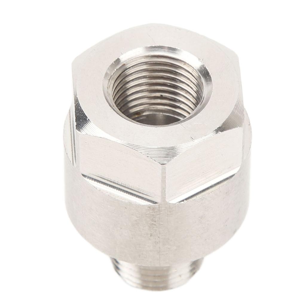 Oil Pressure Gauge Adapter 1 8in NPT Male To M10x1.0 Female for Oil Fuel Water Pressure Temperature Gauge Take Off