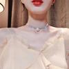 Butterfly Necklace Women'S Collarbone Chain Full Of Diamonds Tassel Choker Necklace Sweater Chain Accessories