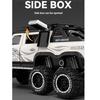 1/24 Scale Large  Land Rover Defender 6x6 Super Off Road Vehicle Alloy Diecast Model Car Sound & Light Child Toy Birthday Gift for Kids
