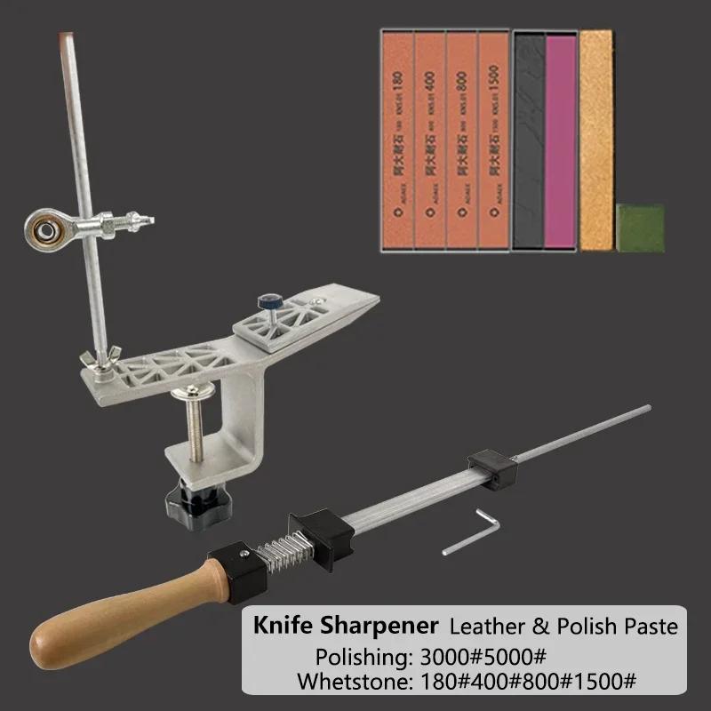 Kitchen Grinding System for Apex Edge Honing Professional Fixed Knife Sharpener with Diamond Sharpening Stone Whetstone Tools