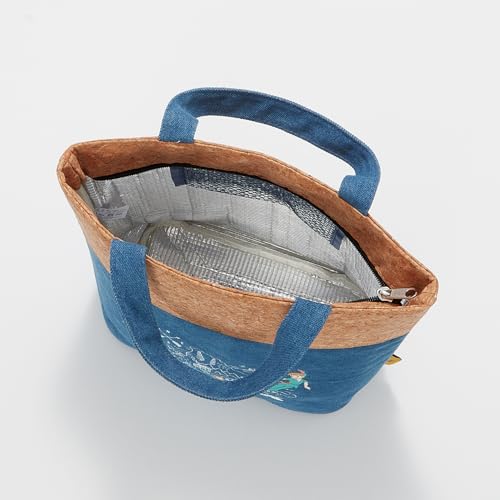 Skater Insulated Tote Bag Lunch Bag M Cork x Denim Disney Peter Pan KBCO2