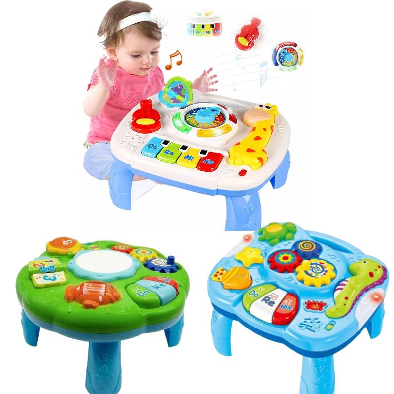 Activity Baby Table Musical Learning Table Early Development Toys Birthday Gifts