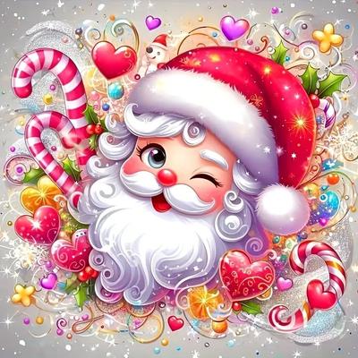 Full 5D DIY Diamond Painting Santa Claus Diamond Embroidery Full Cross Stitch Home Decoration Handmade Gift