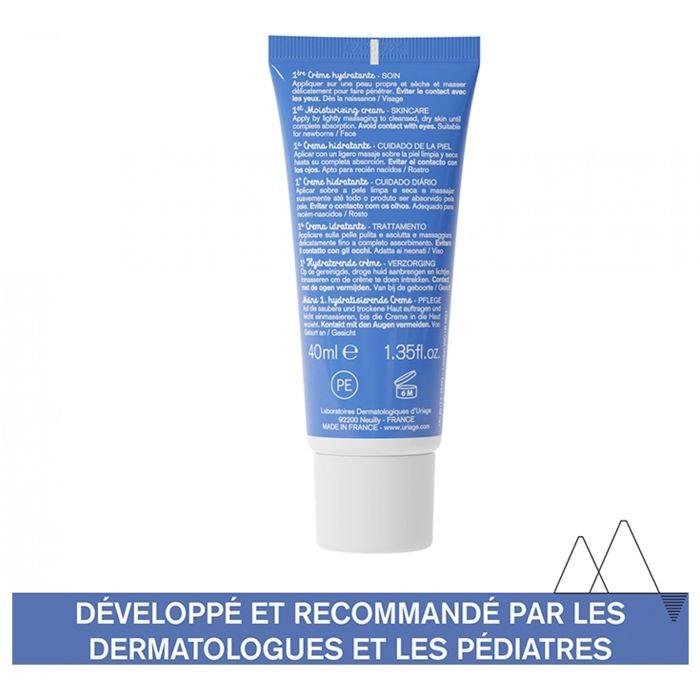 Crème hydratante - URIAGE - Bébé 1ère Crème - 40 ml - Hypoallergénique - Peaux sensibles