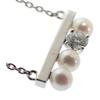 TASAKI  P-16743-3-18KWG Necklace K18 white gold/Akoya Pearl Women