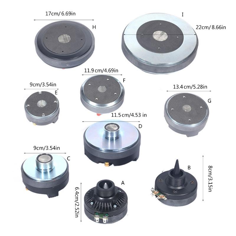 8OHM Magnetic Screw Professional Horn Tweeter Driver Tweeter Assembly Tweeter Speakers Tweeter Driver Head Assembly