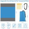 2.1x2m Waterproof Pocket Camping Mat Beach Blanket Folding Camping Mat Mattress Portable Lightweight Mat Outdoor Picnic Mat Sand Beach Mat