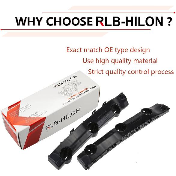 RLB-HILON Front Bumper Bracket Compatible With Nissan Rogue 2014 2015 2016 2017 2018  Year, For 62222-4BA1A 62223-4BA1A