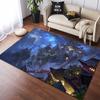 Dark Fantasy Ghost Ship Storm Ocean Area Rug, Non-Slip Floor Mat for Living Room