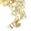 50pcs Gingle Bell Jewelry Materials Gold Small Bell DIY Crafts Multi Size Jingle Bell Pendants Mini Small Horn Wedding