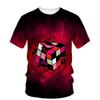 Baby Clothes 3D Print Fun Rubik's Cube Children's Clothing T-Shirt Boys Casual T-Shirt Short Sleeve Children Summer Clothes