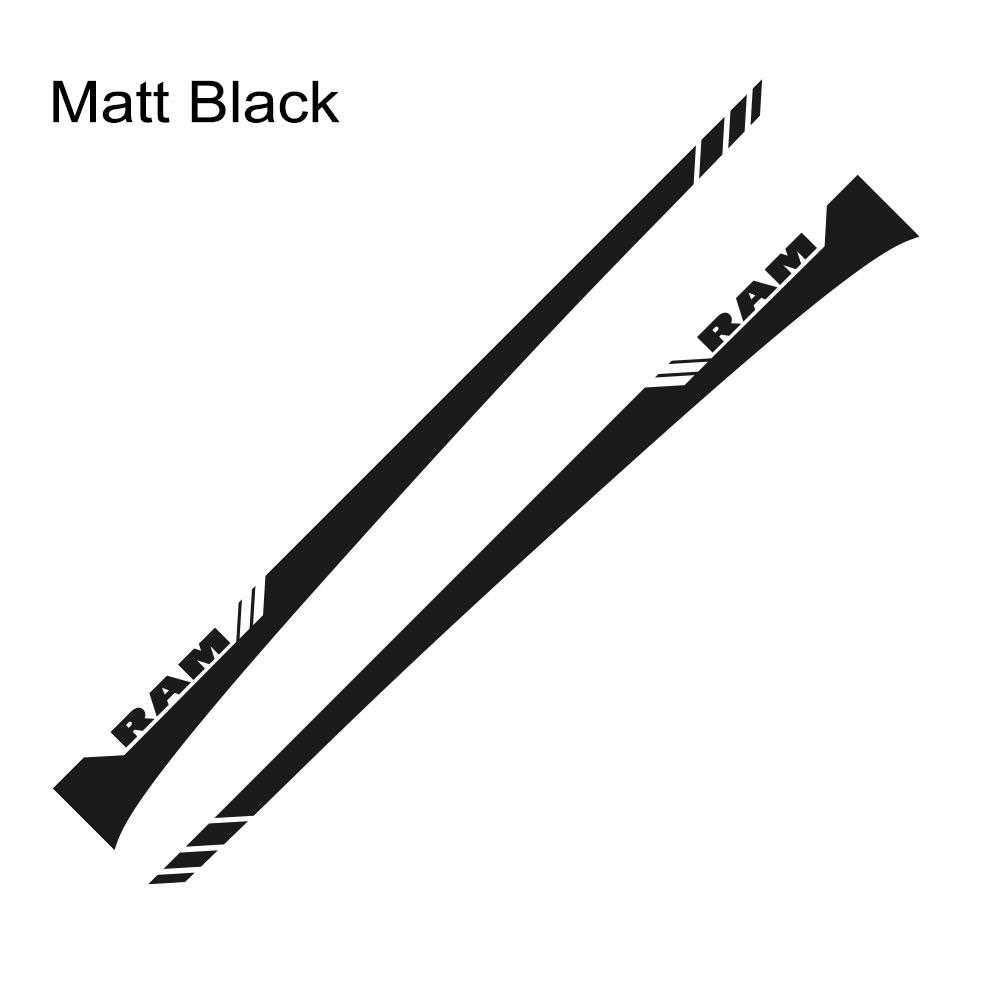 Pickup Door Side Skirt Stickers For Dodge RAM 1500 2500 Rebel Truck Graphics Decal Car Custom Vinyl Decor Decal Auto Accessories