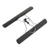 2 Pieces CLEAR WINDOW Black Hair Extension Wig Stand Storage Bag Holder Case Protector + 1PCS DRYING HANGER