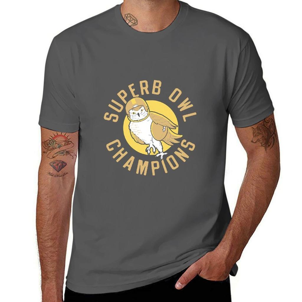 Superb Owl TShirt Casual Pattern Print Tee Shirt