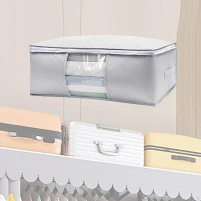 Clothes Storage Bin Quilt Bag Breathable Decorative Large Duvet Bags Organizer Blanket Cube