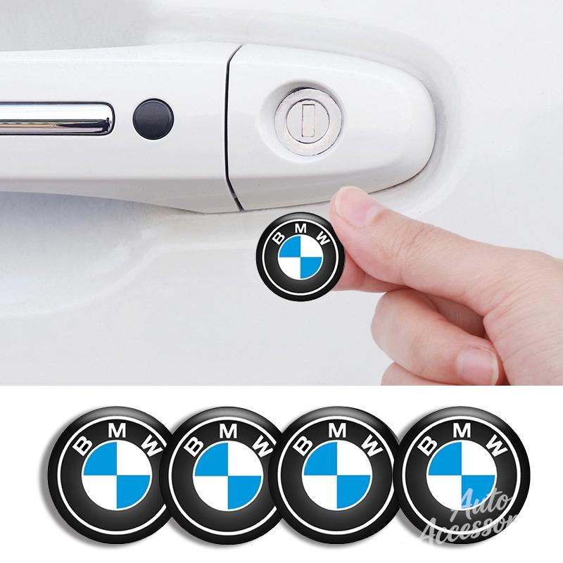 AAACG1 4Pcs 20mm Car Lock Stickers Keyhole Dustproof Decal For BMW M Sport X1 X2 X3 X5 X4 X6 X7 G30 G20 G32 G11 G12 F40 F30 F20 F10 F34