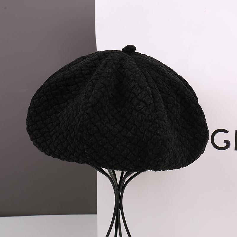Spring and autumn show face small beret children fashion students versatile big head circumference painter hat casual bud hat