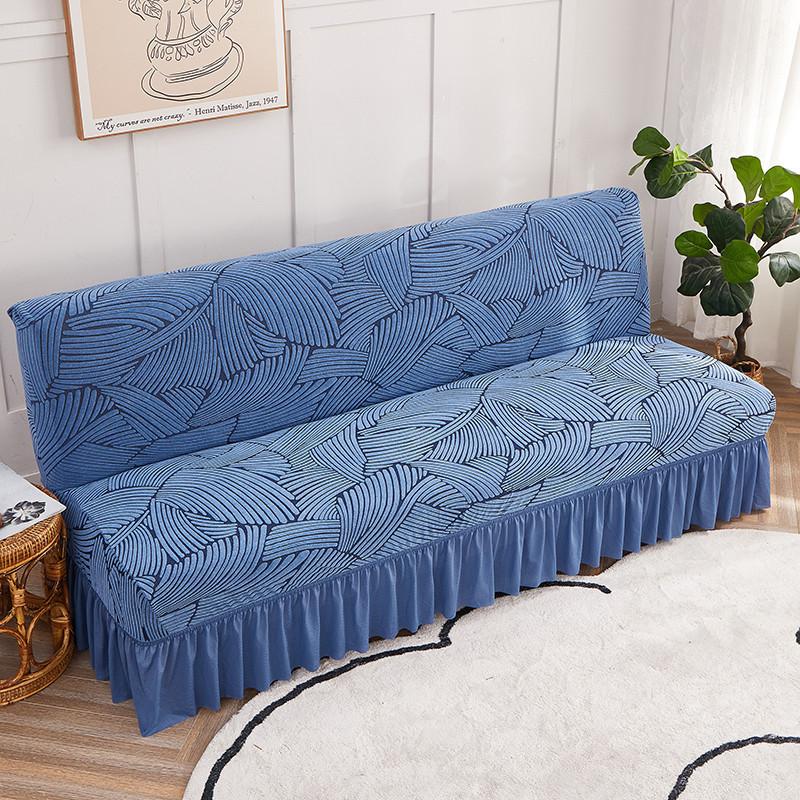 Amazon Versiune Engleză Canapea Pat Fără Brațe Fustă Cationic Iarnă Îngroșat Husă Canapea