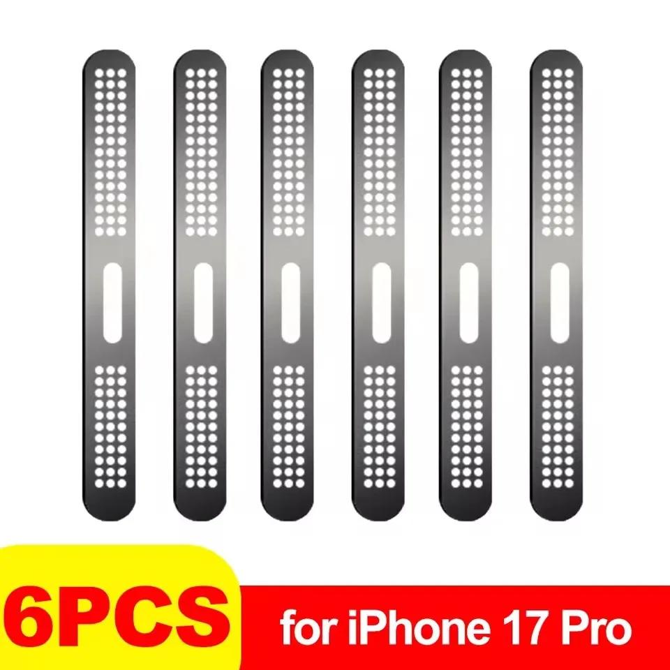 2/10PCS Metal Speaker Dust Sticker for IPhone 17 Pro Max Air 17PM 17Pro Speaker Protective Cover Mesh Dustproof Net For iPhone17