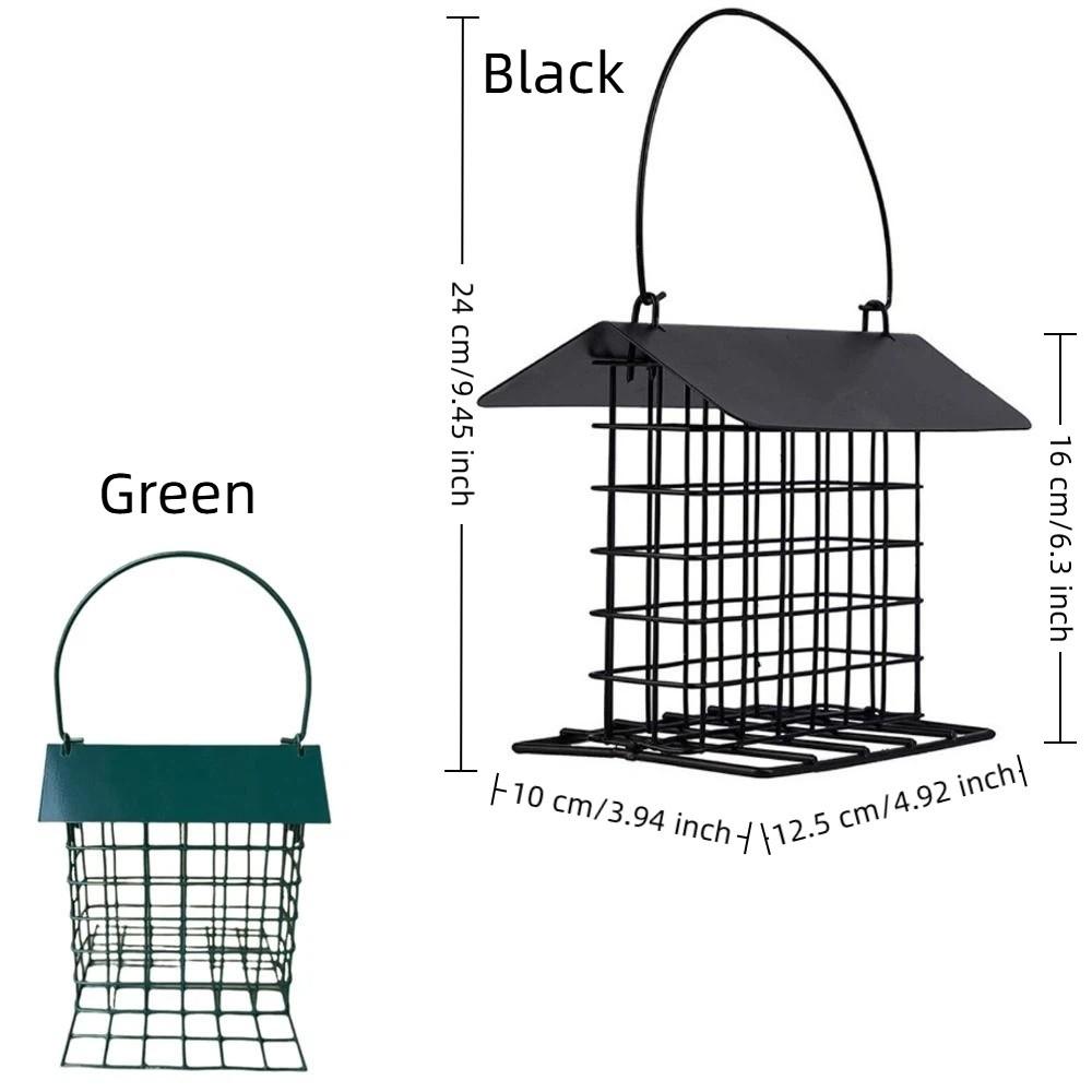 Rust Resistant Bird Feeding Station Weatherproof Suet Holder Food Dispenser  Backyard