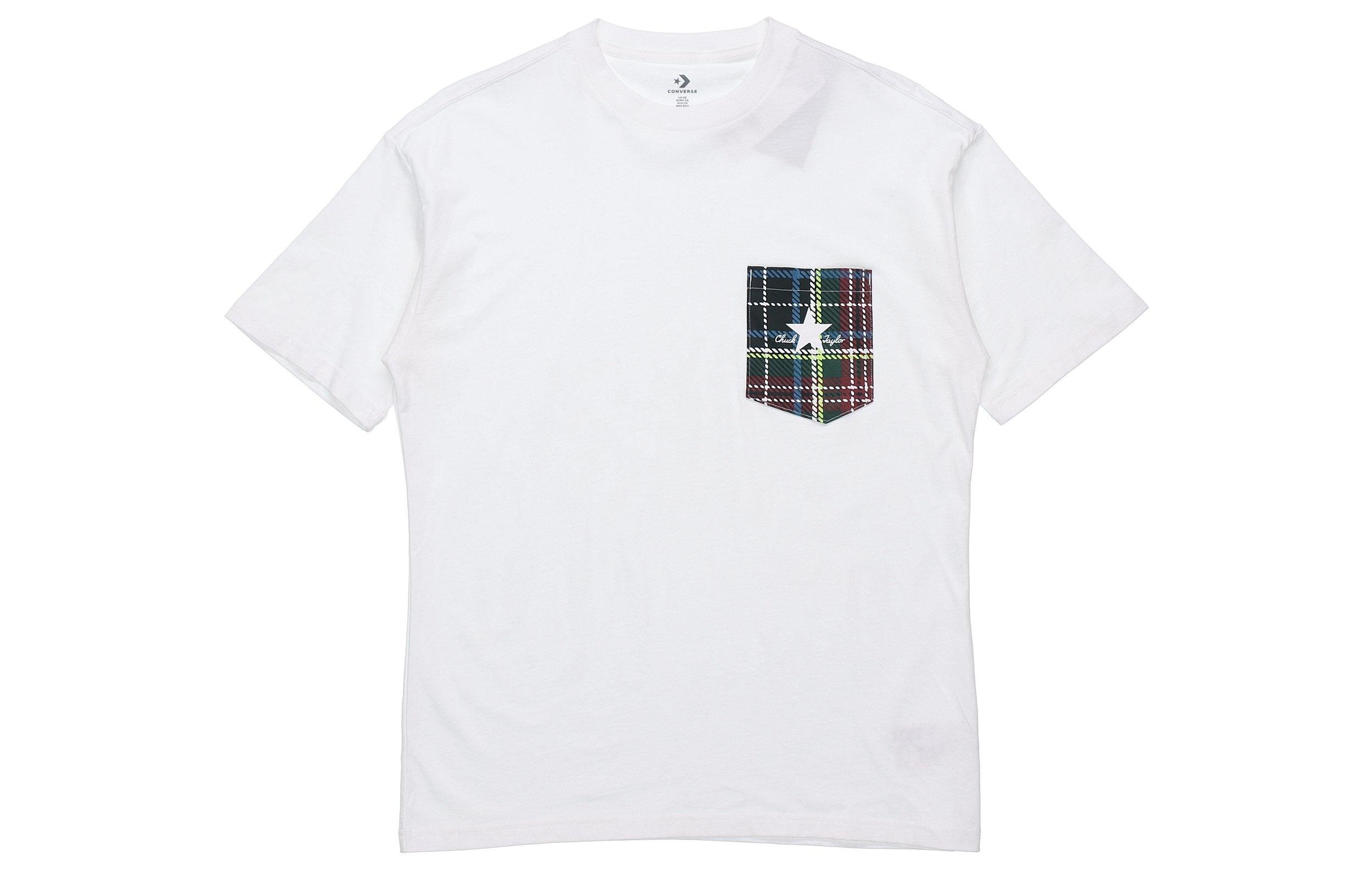 Converse Set-in Sleeve T-Shirt Men s White 10020885-A01 S