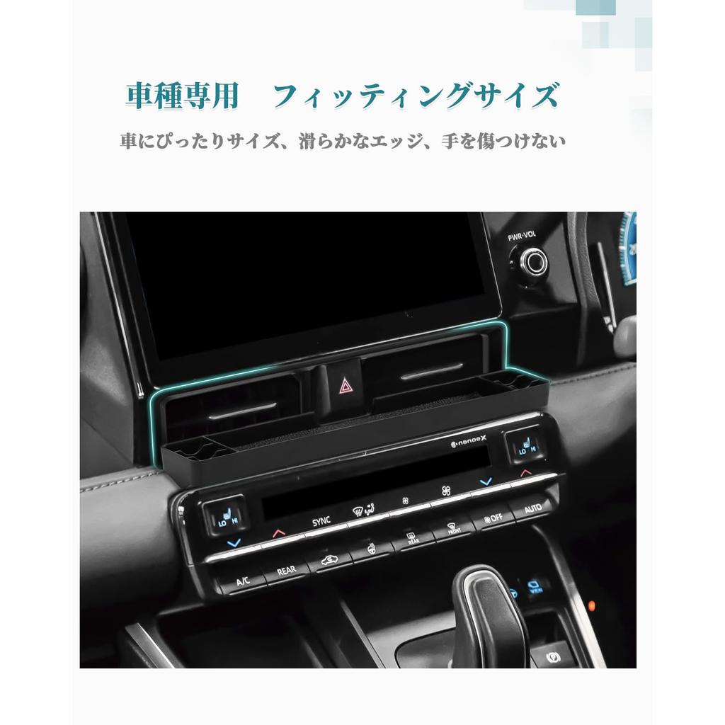 HUAHAO Toyota Noah Voxy 90 Series Dedicated Console Box Air Conditioner Storage Tray NOAH 90 Console Tray Gap Storage Car Storage Box Small Item