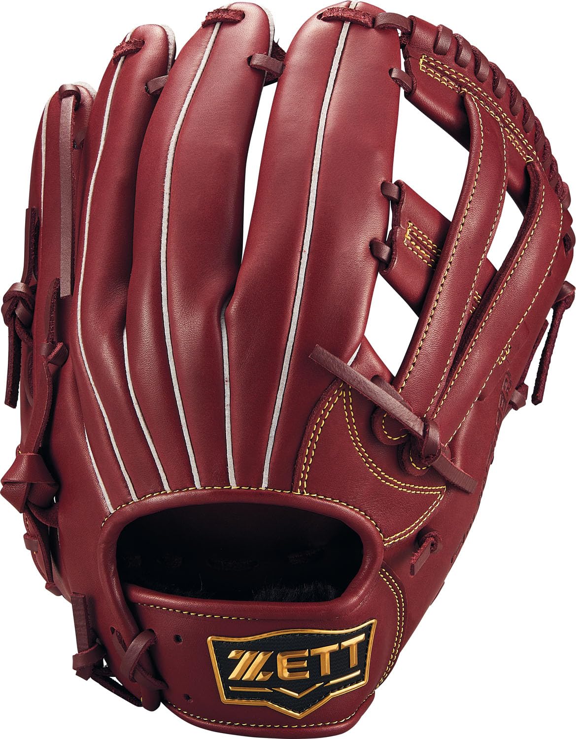 

ZETT Soft Steer Baseball Bordeaux Brown Size 6 Glove, All-Around, Left-Handed Throw, (4000), (BRGB35540F)