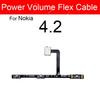 Cavo Flessibile Pulsanti di Accensione Per Nokia 1 2 2.1 3 3.1 3.2 4.2 5 5.1 X2 X3 X5 XL Plus Cavo Flessibile Tasti Volume Parti di Ricambio Tasti Laterali