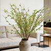 Yousheng Fake Green Leaves Stems Lifelike Simulated Leaves Branch Artificial Faux Greenery Branches for Vase Filler Home Office Wedding