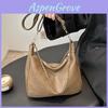 Urban Style Pu Shoulder Bag With Zipper Closure And Inner Phone Pocket For Women