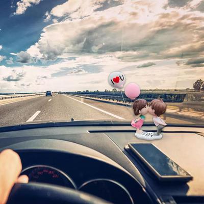 Car Accessoire Voiturecute Cartoon Couple Interior Decoration Accesorios Para Auto Interior Dashboard Decoration K7E3