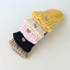 Cozy Autumn/Winter Crochet Baby Beanie with Embroidered Bear
