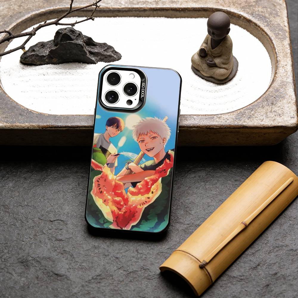 The Summer Hikaru D-Died Comic Phone Case For iPhone17, 16,15,14,13,12 Pro Max Black Candy Matte Shockproof Cover