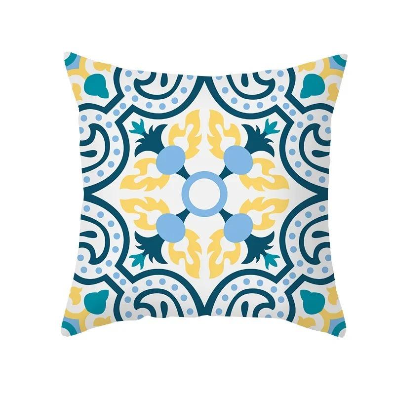 Home Decor Exquisite Patterned Decorative Throw Pillow Covers Pattern Cushion Cover Suitable For Sofa Bedroom Car Pillow Cover