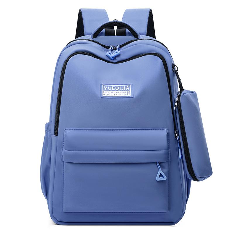 Schoolbag New 101 Summer Middle Ridge School Bag for Junior High School Students Large Capacity Waterproof and Wear-resistant Lightweight Macaron