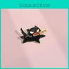 Brooch Charming Cat Stylish Alloy Pin With Playful Cartoon Character Design