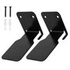 2 Pcs Bookshelves with Screws Great Load Bearing Anti-slip Invisible Stable Bathroom Living Room Ornament