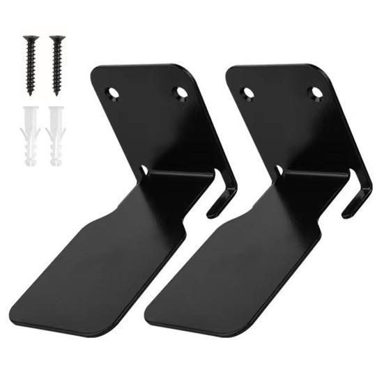 2 Pcs Bookshelves with Screws Great Load Bearing Anti-slip Invisible Stable Bathroom Living Room Ornament