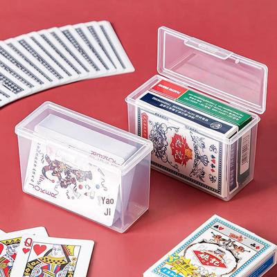 Ultraman Transparante Plastic Kaartopbergdoos voor Spelen, Spel, ID en Visitekaartjes