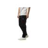 Adidas Solid Logo Three Stripes Knitted Sports Pants Men Bottoms Black IK7349